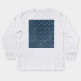 Chevron Pattern 5 Kids Long Sleeve T-Shirt